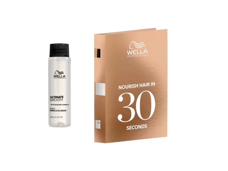 Wella Ultimate Smooth Miracle Oil Serum, 0.1 fl oz/3 mL