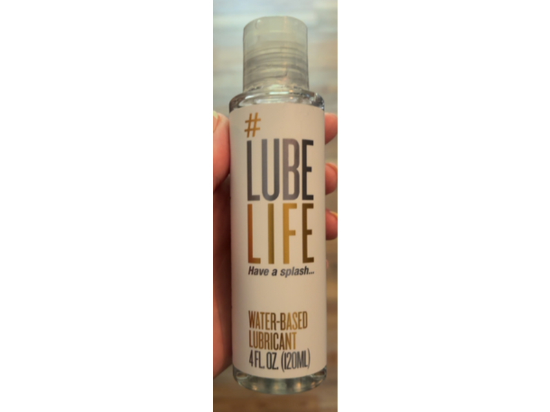 Lube Life Water-Based Lubricant, 4 fl oz/120 mL