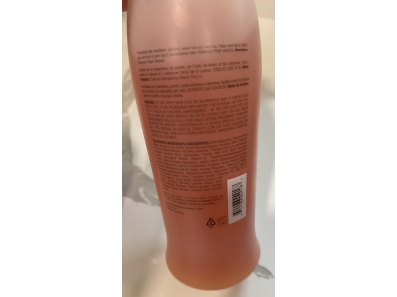 Rusk Sensories Color Protecting Shampoo, Mandarin and Jasmine, 35 fl oz/1 L