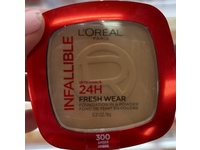 L'Oreal Paris Infallible Fresh Wear Powder Foundation, 300 Amber, 0.31 oz/9 g - thumbnail 2