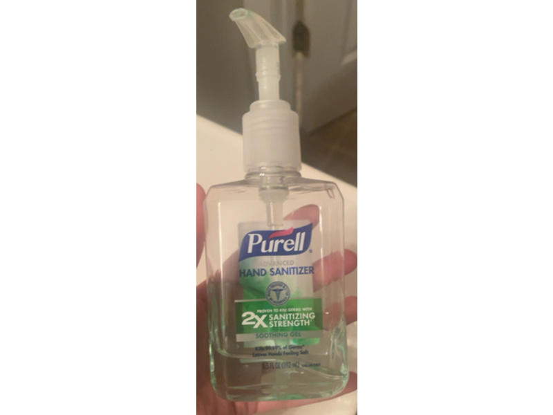 Purell Advanced Hand Sanitizer, Soothing Gel, 6.5 fl oz/192 mL