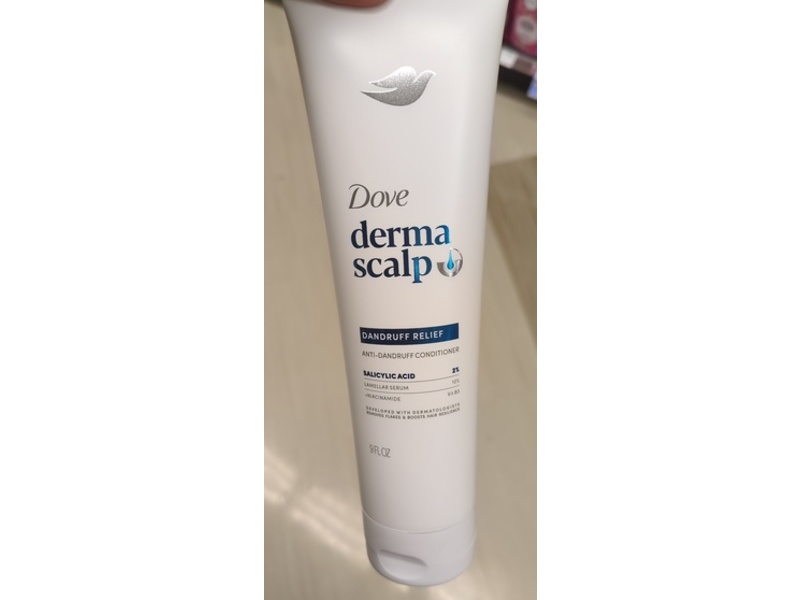 Dove Derma Scalp Dandruff Relief Anti Dandruff Conditioner, Salicylic Acid, 9 fl oz