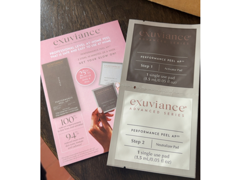 Exuviance Advance Series, Performance Peel Ap, Step 2, 0.05 oz/1.5 mL