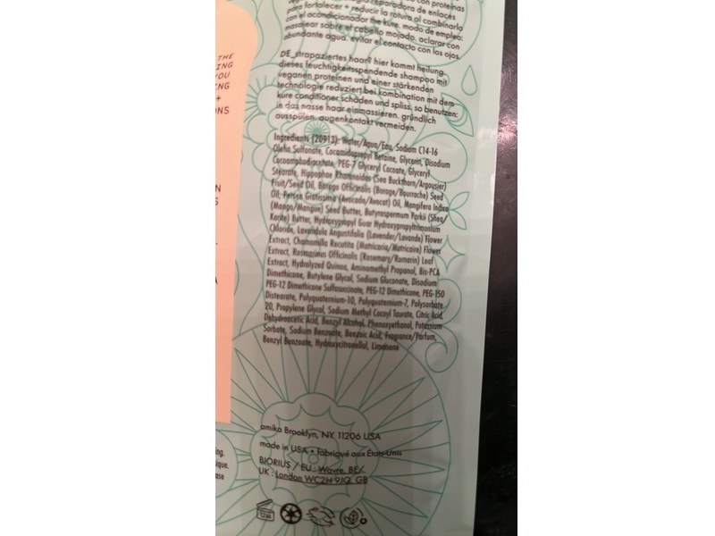 Amika The Kure Strength Repair Shampoo, 16.9 fl oz/500 mL