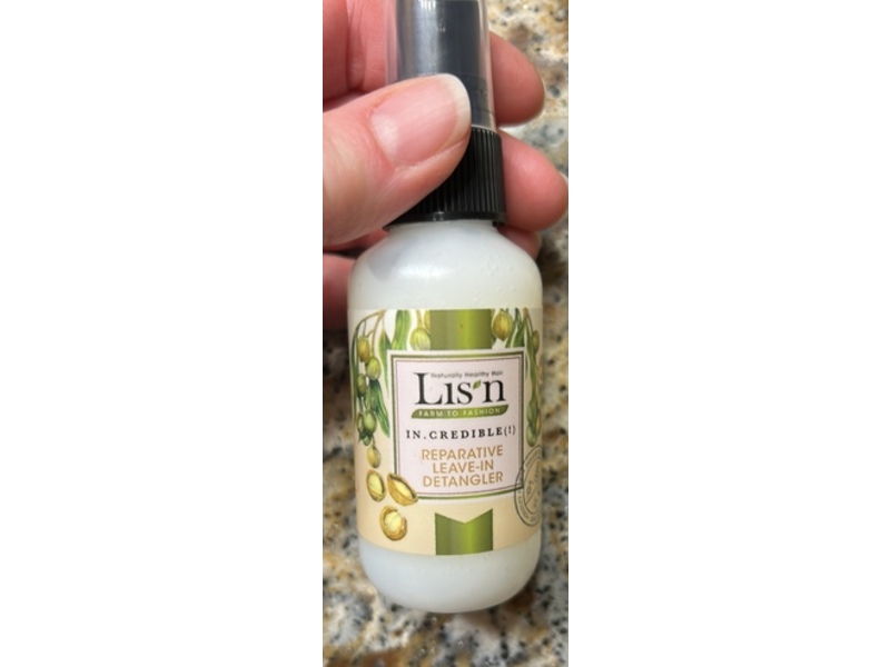 Lis'n Farm To Fashion In.Credible(!) Reparative Leave-In Detangler, 2 oz/60 mL