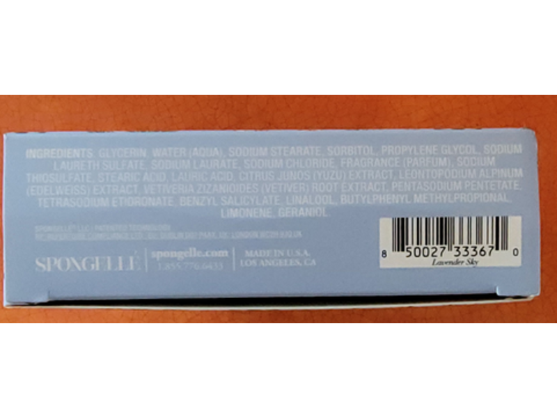 Spongelle Lavender Sky Washes Set, 20+, 3.5 oz/99 g