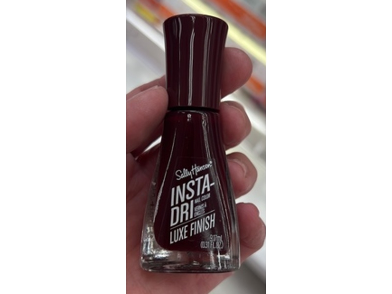 Sally Hanseen Insta-Dri Nail Color, Pomp & Plum, 0.31 fl oz/9.17 mL