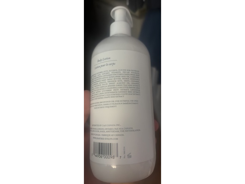 Crabtree & Evelyn Body Lotion, Peach, 16.9 fl oz/500 mL