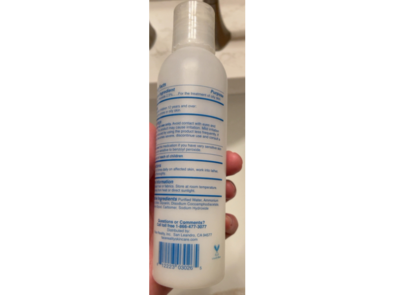 Face Reality Acne Face & Body Wash, 6.0 fl oz/180 mL