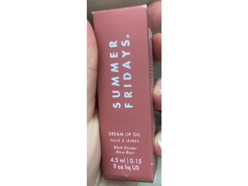 Summer Fridays Dream Lip Oil, Blush Dreams, 0.15 fl oz/4.5 mL