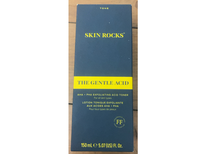 Skin Rocks The Gentle Acid Exfoliating Acid Toner, Aha + Pha, 5.07 fl oz/150 mL