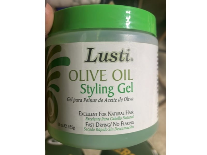 Lusti Styling Gel, Olive Oil, 16 oz/455 g