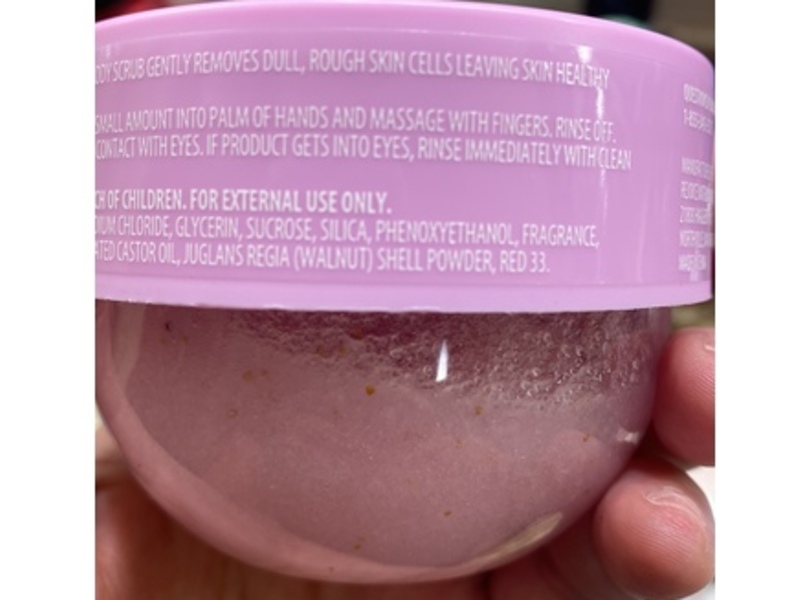 Spa Luxury Brazilian Flora Exfoliating Sugar Scrub, Dragonfruit & Lychee, 5 oz/141 g