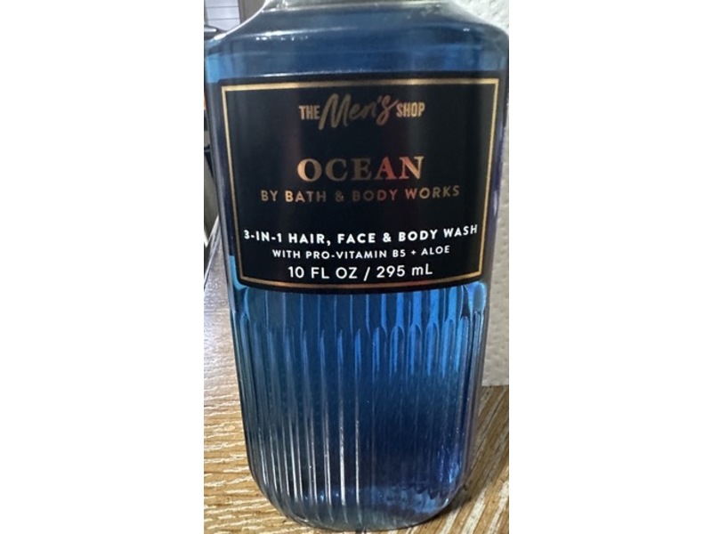 Bath & Body Works 3-In-1 Hair, Face & Body Wash, Ocean, 10 fl oz/ 295 mL