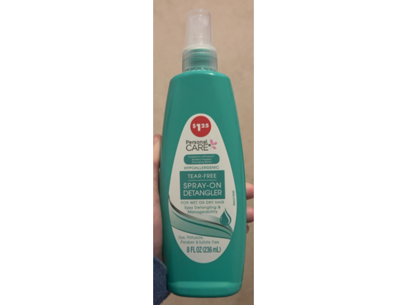 Personal Care Spray-On Detangler, 8 fl oz/236 mL