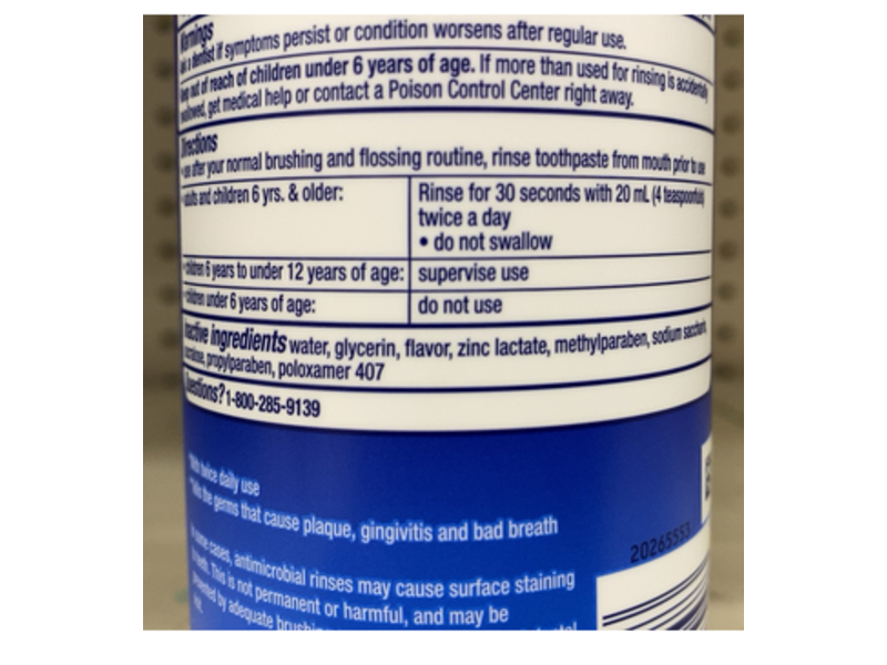 Crest Deep Cleanse Mouthwash, Mild Mint, 16 fl oz/475 mL