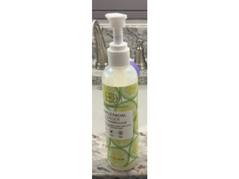Bh Dermcenter Gentle Facial Cleanser, Cucumber & Aloe, fl oz/237 mL
