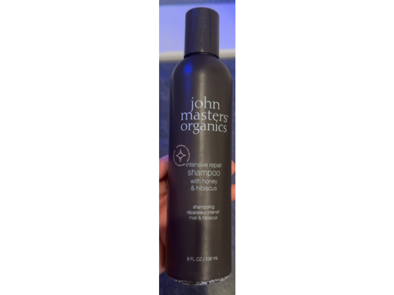 John Masters Organics Intensive Repair Shampoo, Honey & Hibiscus, 8 fl oz/236 mL