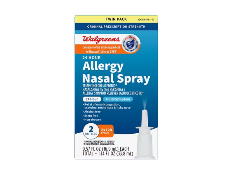 Walgreens Allergy Nasal Spray, 0.57 fl oz/16.9 mL