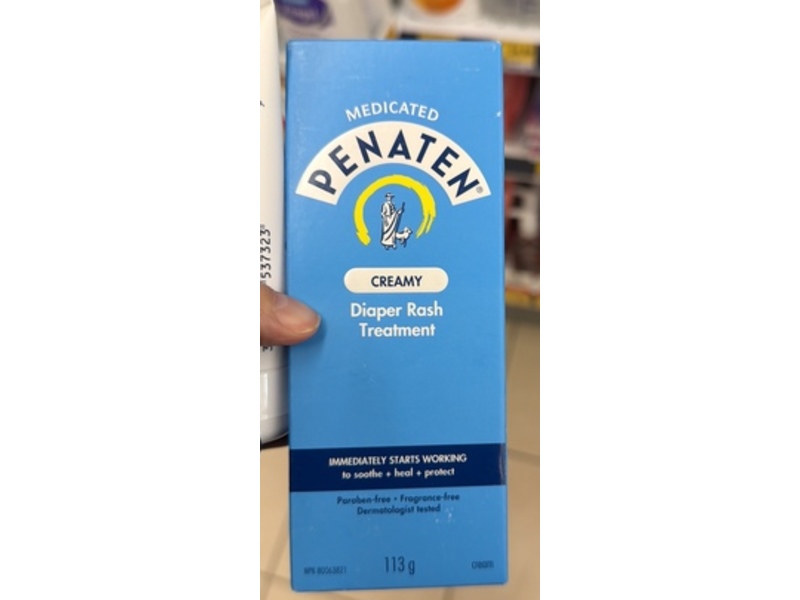 Penaten Medicated Creamy Diaper Rash Treatment, 113 g