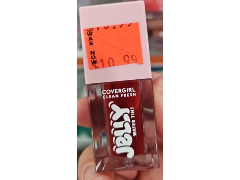 CoverGirl Clean Fresh Jelly Water Lip + Cheek Tint, 20 Cherry Burst, 0,19 oz