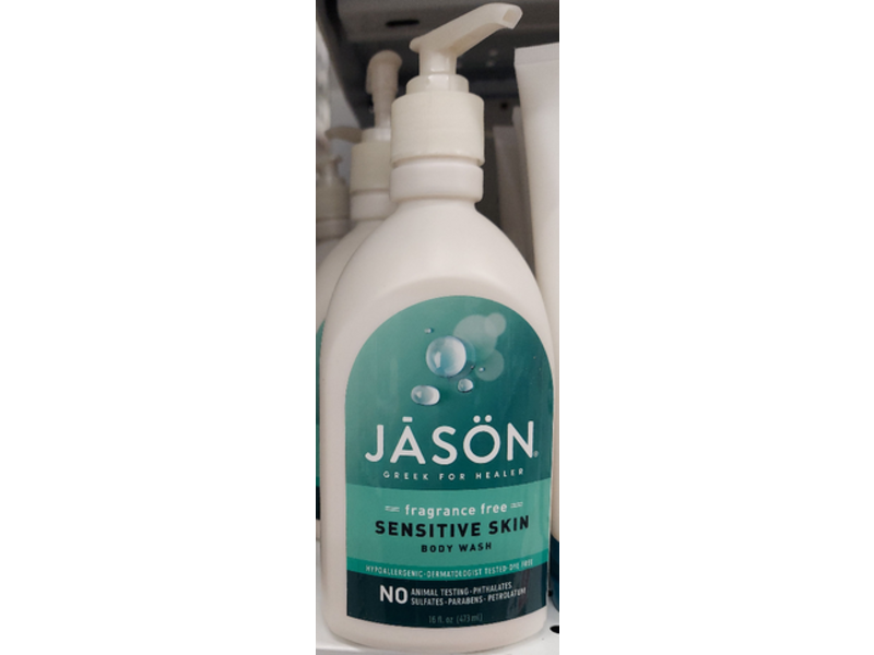 Jason Sensitive Skin Body Wash, 16 oz/473 mL