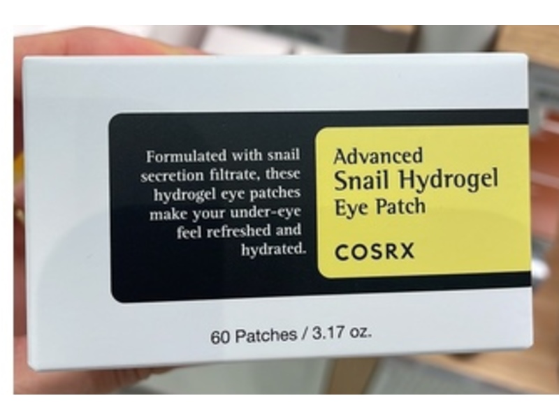 COSRX Advanced Snail Hydrogel Eye Patch, 3.17 oz, 60 Count