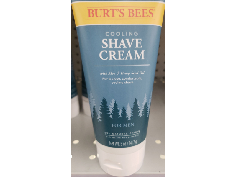 Burt's Bees Cooling Shave Cream, 5 oz/141.7 g