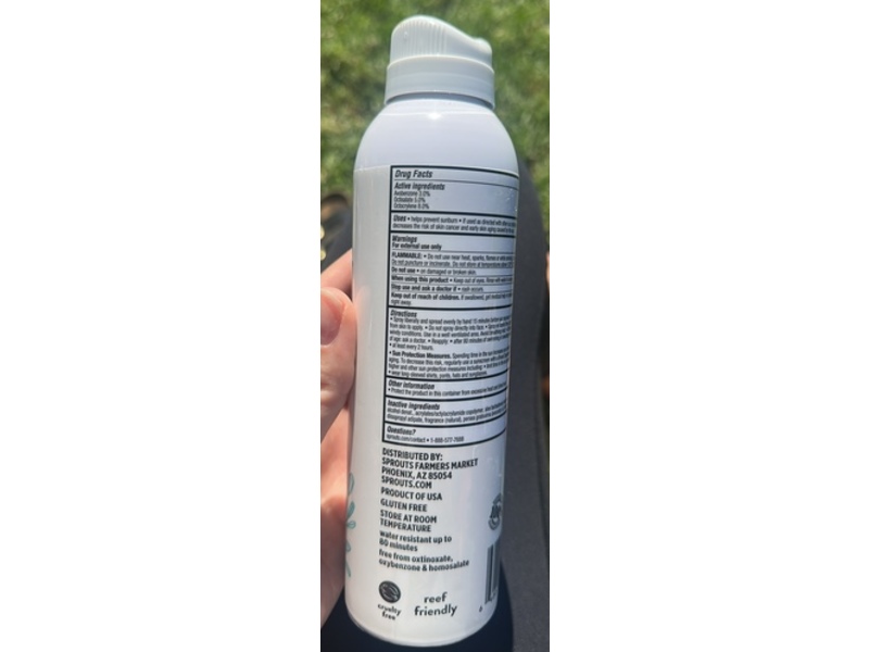 Real Root Clear Spray Sunscreen, Tropical Coconut, SPF 50, 6 oz/170 g