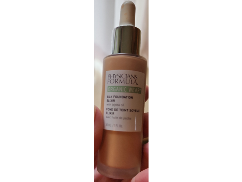 Physicians Formula Organic Wear Silk Foundation Elixir with Jojoba Oil, Light To Medium,1 fl oz/30 mL