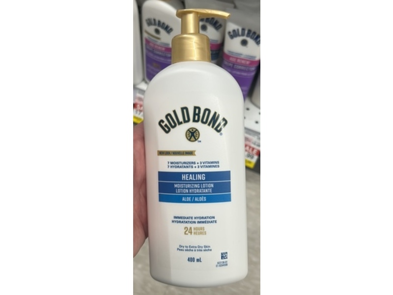 Gold Bond Healing Moisturizing Lotion, Aloe, 400 mL
