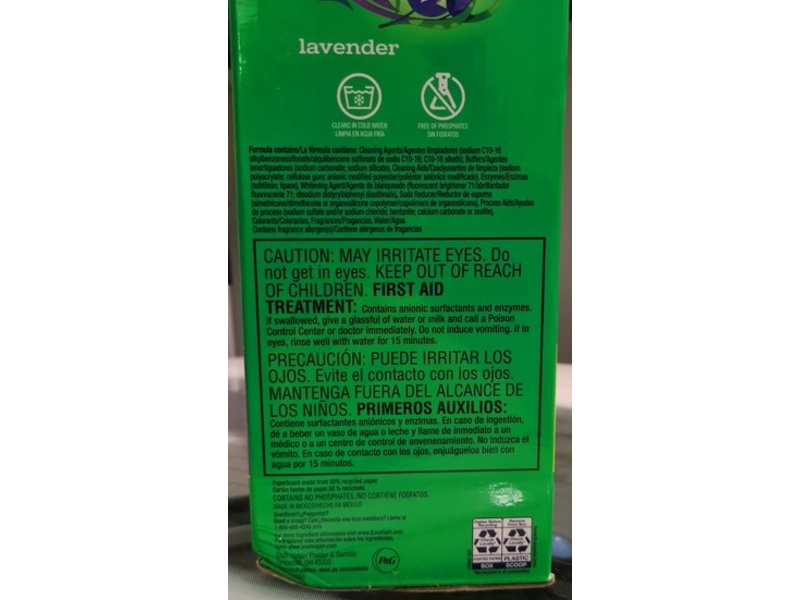 Gain Long Lasting Freshness & Brightness + Aroma Boost Laundry Detergent, Lavender, 133 Loads, 123 oz/3.49 kg