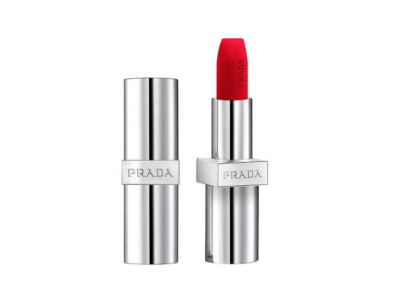 Prada Monochrome Soft Matte Lipstick, B106 Caramel, 0.13 oz/3.8 g