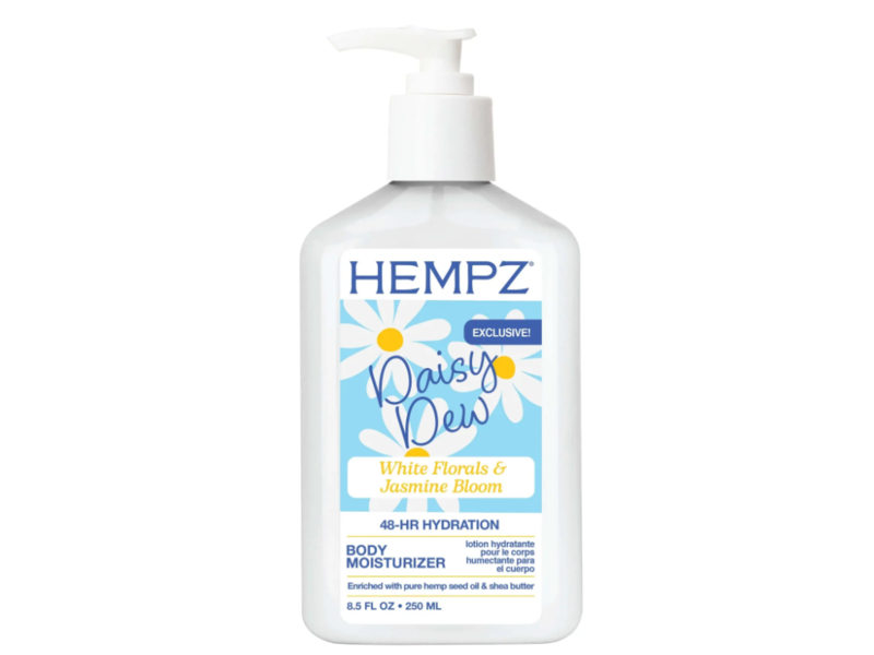 Hempz Daisy Dew Body Moisturizer, White Florals & Jasmine Bloom, 8.5 fl oz/250 mL