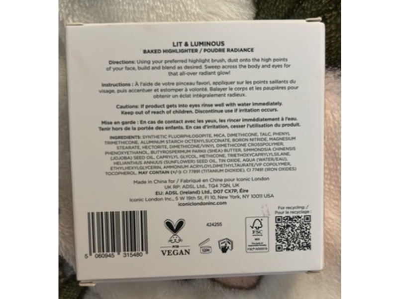 Iconic London Lit And Luminous Baked Highlighter, 0.56 oz/16 g