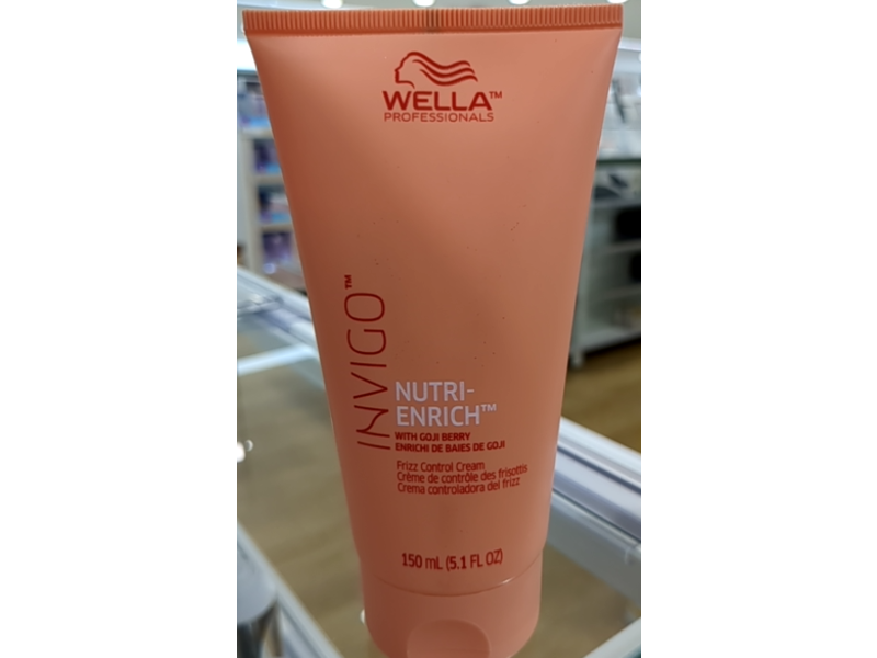 Wella Professionals Invigo Nutri-Enrich Frizz Control Cream, 5.1fl oz/150 mL