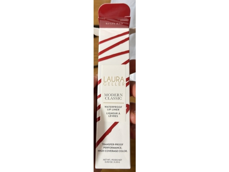 Laura Geller Modern Classic Waterproof Lip Liner, Ritzy Red, 0.012 oz/0.35 g