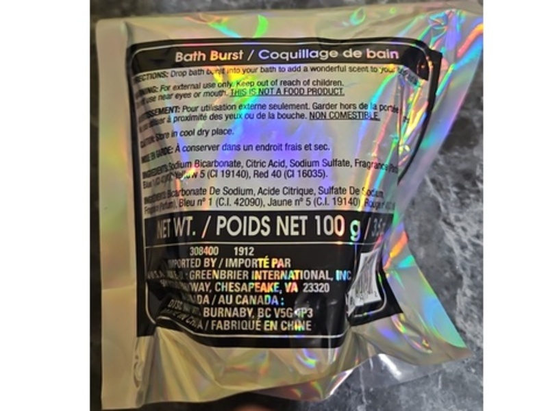 Treat Me Bath Burst, SpaGoals, 3.5 oz/100 g