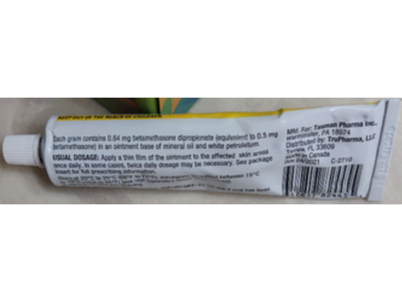 Betamethasone Dipropionate Ointment 0.05%, 45 g, Tasman Pharma (Rx)