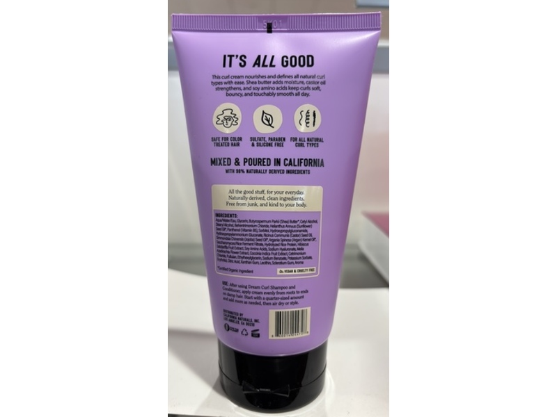 California Naturals Dream Curl Cream, 8 fl oz/236 mL