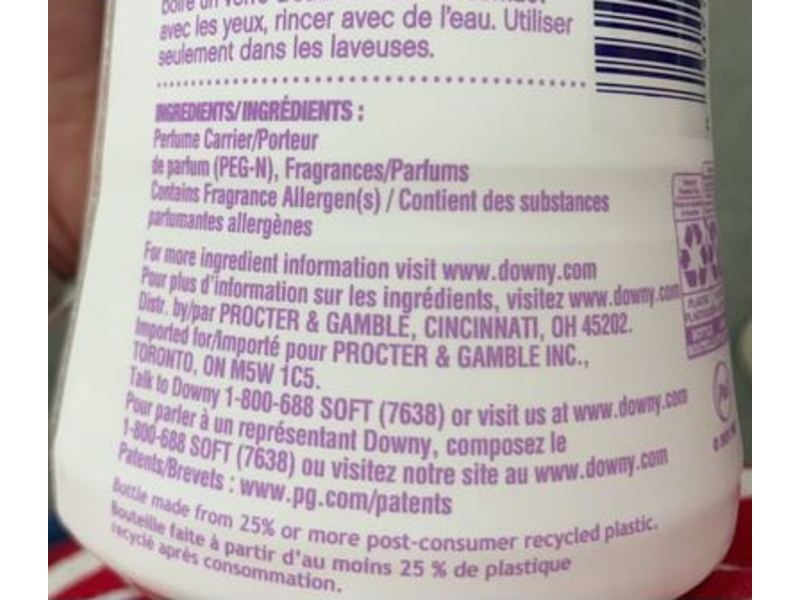 Downy Light Laundry Scent Booster, White Lavender, 14.8 oz/422 g