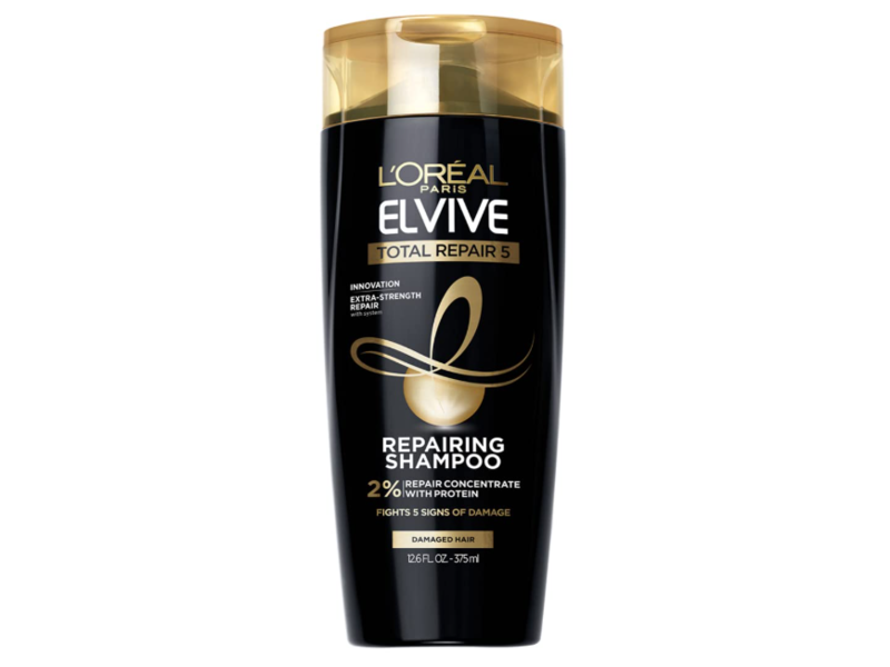 L'Oreal Paris Elvive Total Repair 5 Repairing Shampoo, 12.6 fl oz/375 mL