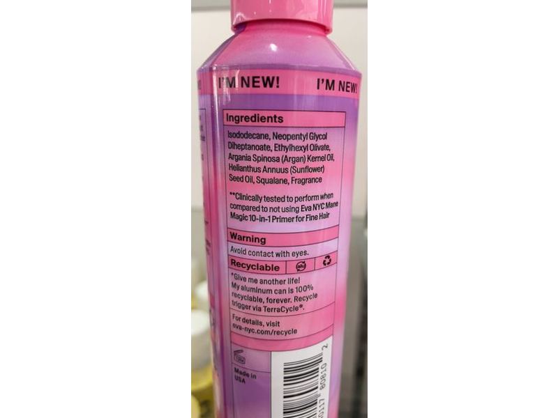 Eva Nyc Mane Magic 10-in-1 Primer, 5.4 fl oz/160 mL