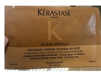 Kerastase Gloss Absolu Masque Creme Hydra-Glaze, Hyaluronic Acid+Glycolic Acid+Wild Rose In Oil, 0.50 fl oz/15 mL - thumbnail 2