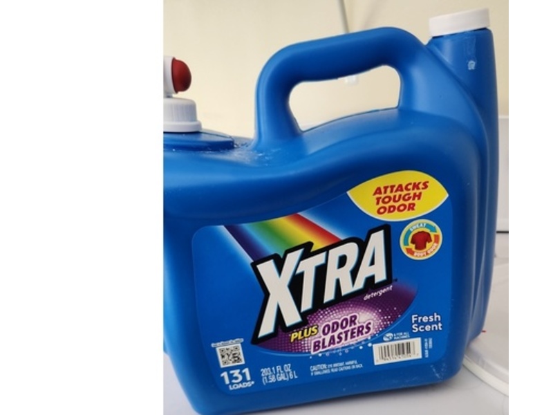 Xtra Plus Odor Blasters Laundry Detergent, Fresh Scent, 131 Loads, 203.1 fl oz/6 L