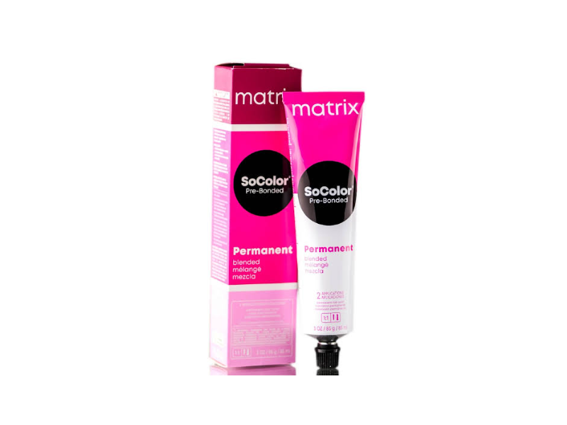 Matrix SoColor Pre-Bonded Permanent Hair Color, 5W Medium Brown Warm, 3 oz/85 g, 2 Applications