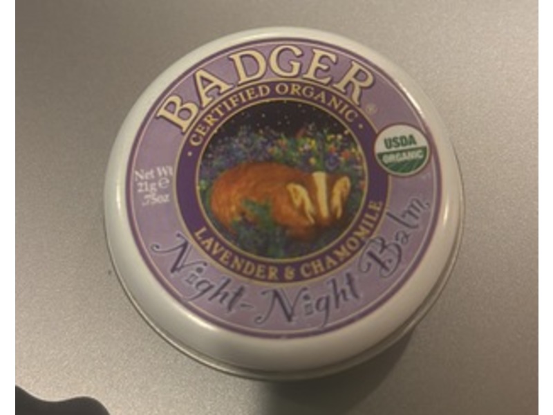 Badger Night Night Balm, Lavender & Chamomile, 0.75 oz/21 g