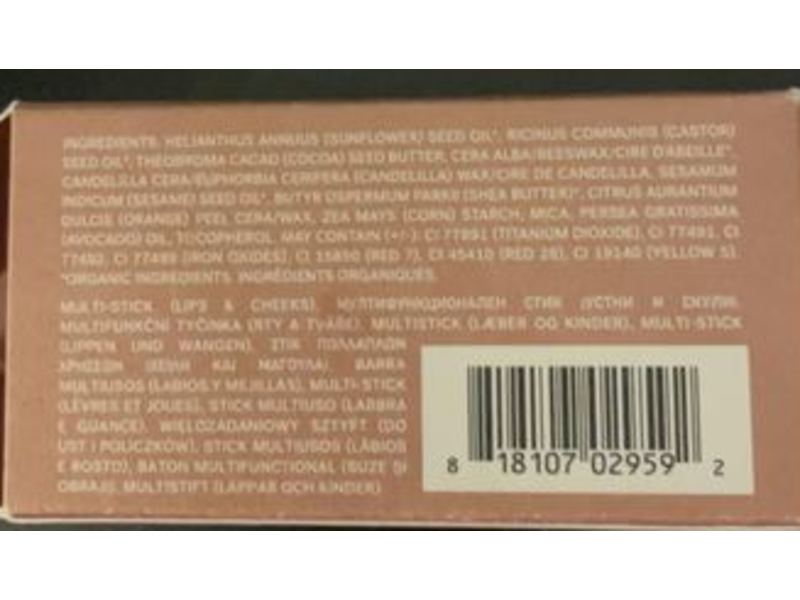 Ilia Multi-Stick, Shea Butter + Orange Peel Wax+ Avocado Oil, 0.15 oz/4.5 g