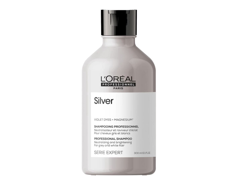 L'Oreal Paris Professional Shampoo, Silver, 10.1 fl oz/300 mL