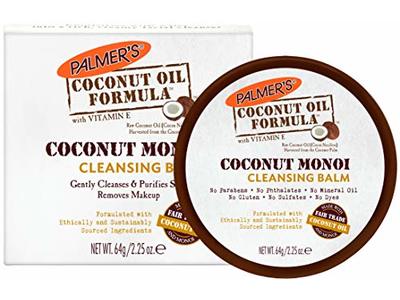Palmer's Coconut Oil Formula Facial Cleansing Balm, Coconut Monoi, 2.25 oz/64 g
